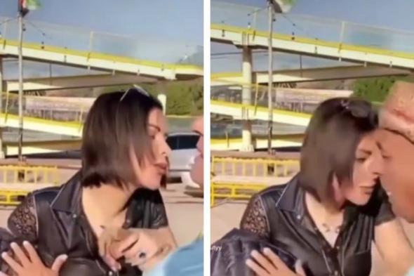 شاهد: شمس الكويتية تتعرض لموقف محرج بعد محاولة تقبيل “يد” مسن إماراتي (فيديو)