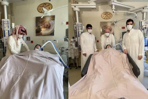 الأميرة السعودية ريما بنت طلال تنشر صور جديدة للأمير النائم الوليد بن خالد على فراشه من داخل المستشفى (شاهد)