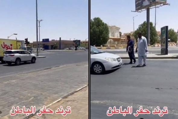 مواطن سعودي يوثق مقطع لتشققات أرضية في حفر الباطن.. ويعلق: يا إخوان والله في صوت نار (شاهد فيديو)