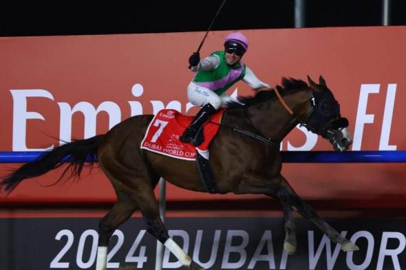 «لوريل ريفر» يهدي السعودية كأس دبي العالمي للخيول