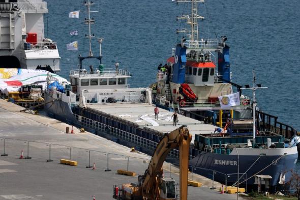 سفينة ثانية محمّلة بالمساعدات تغادر قبرص إلى قطاع غزة