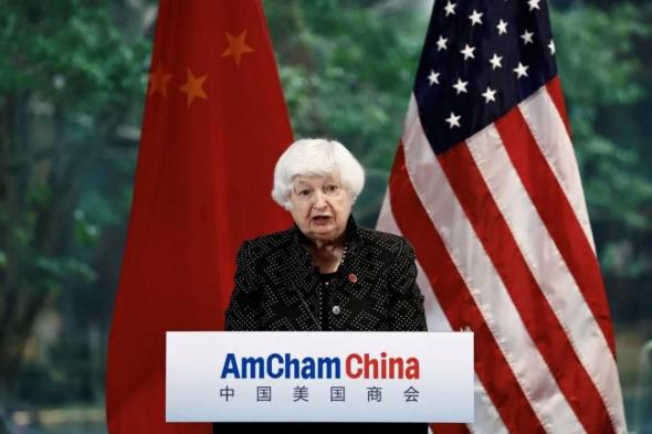 وزيرة الخزانة الأمريكية تحذّر من تهديد حزم الدعم الصناعية الصينية للاقتصاد العالمي
