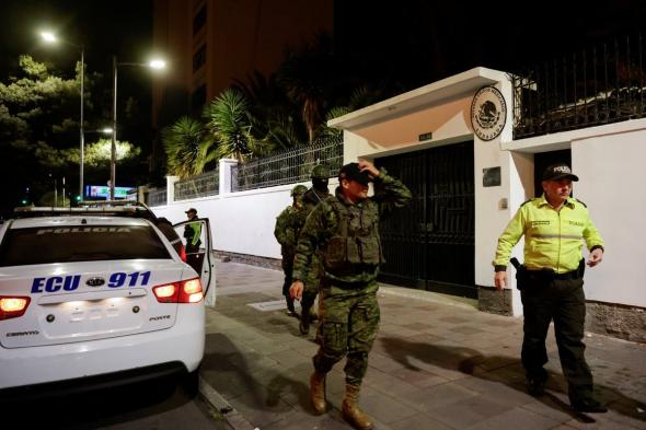المكسيك تحيل اقتحام سفارتها في كيتو إلى "العدل الدولية"