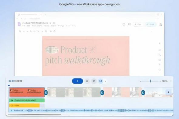 جوجل تكشف عن تطبيق إنشاء الفيديو Google Vids - موقع الخليج الان