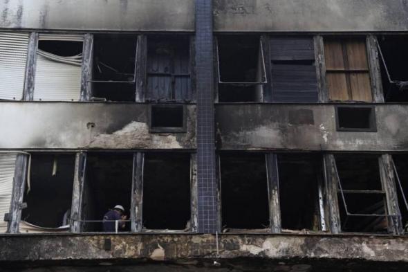 مقتل 10 وإصابة 11 جراء حريق في دار ضيافة بالبرازيل