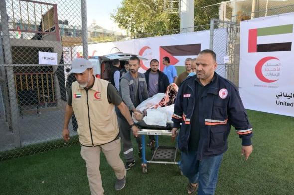 غزة.. استئصال ورم كبير لمريض في المستشفى الميداني الإماراتي (فيديو)