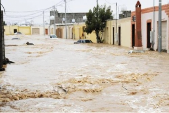 رياح وبرد وأمطار رعدية تصل لحد السيول على الرياض و 4 مناطق - موقع الخليج الان