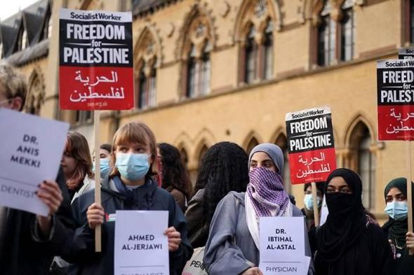 الاحتجاجات الرافضة لحرب غزة تتسع في الجامعات البريطانية