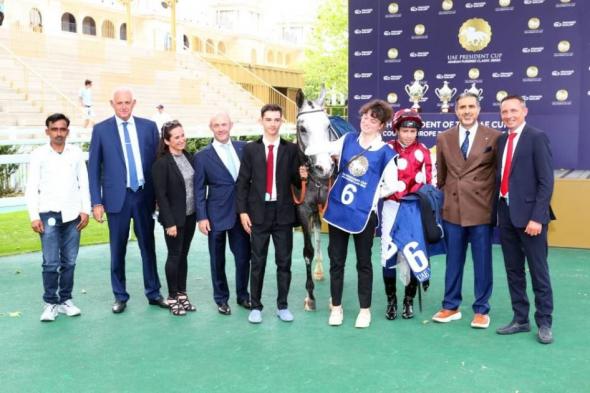 «الدوحة» تفوز بكأس رئيس الدولة للخيول العربية في فرنسا