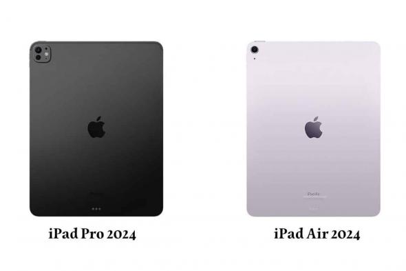 مقارنة بين جهازي iPad Pro 2024 و iPad Air 2024 - موقع الخليج الان
