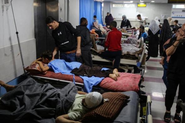 غزة.. المصابون يواجهون الموت البطيء بعد اكتظاظ المستشفيات (صور)