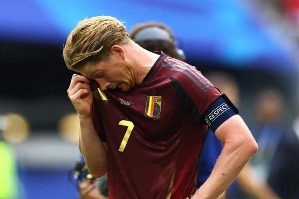 يورو 2024: دي بروين يبكي بعد خروج بلجيكا أمام فرنسا